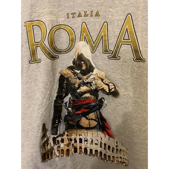 Roma Italia Vintage 80s 90s Shirt Souvenir Mens Sz‎ M Great - Picture 5 of 9